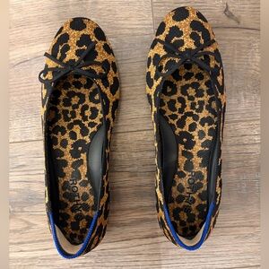 Rothy’s Leopard Print Ballet Flats